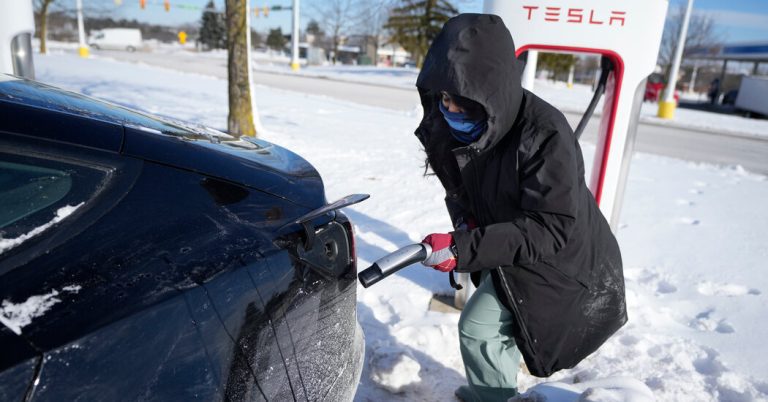 Tesla drivers in Chicago face a tough enemy: cold weather