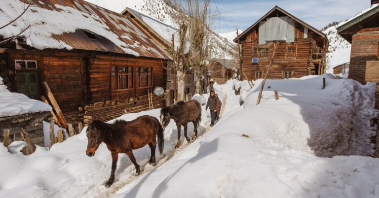 Venture into winter to visit a valley shrouded in snow and secrets