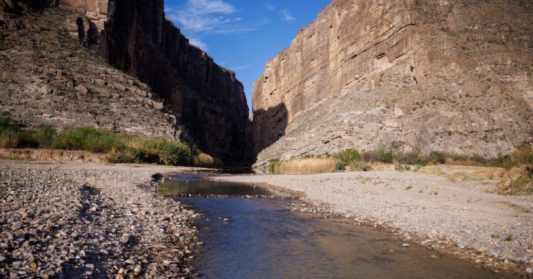 As the Rio Grande dries up, canoeing Near Big Bend National Park becomes more difficult