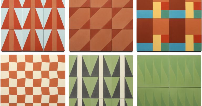 Bold tiles in 64 different shades