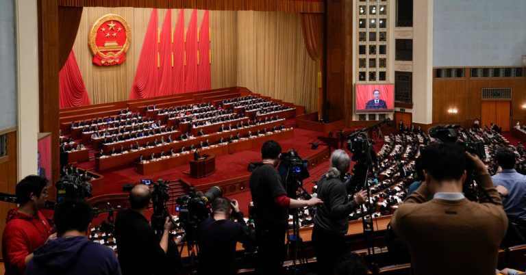 China cancels a press conference, closing a window for its people