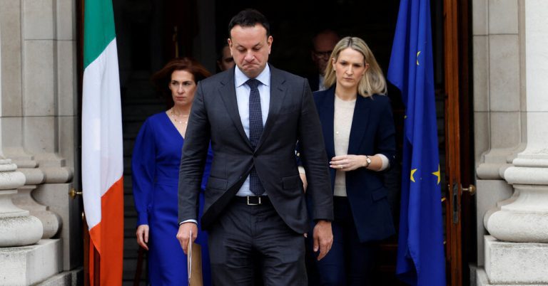 Irish Prime Minister Leo Varadkar has resigned