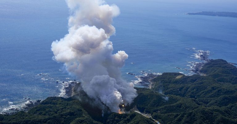 The Space One rocket explodes seconds after launch in Japan