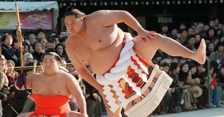 Akebono, Hawaii-born Japanese sumo champion, dies aged 54