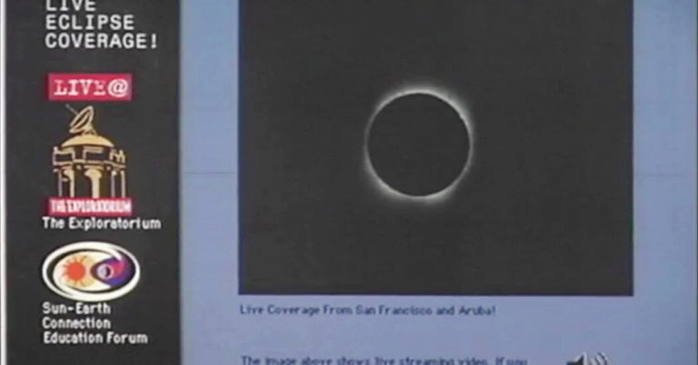 Back in the 90s, This Eclipse Webcast Put the Cosmos on Demand