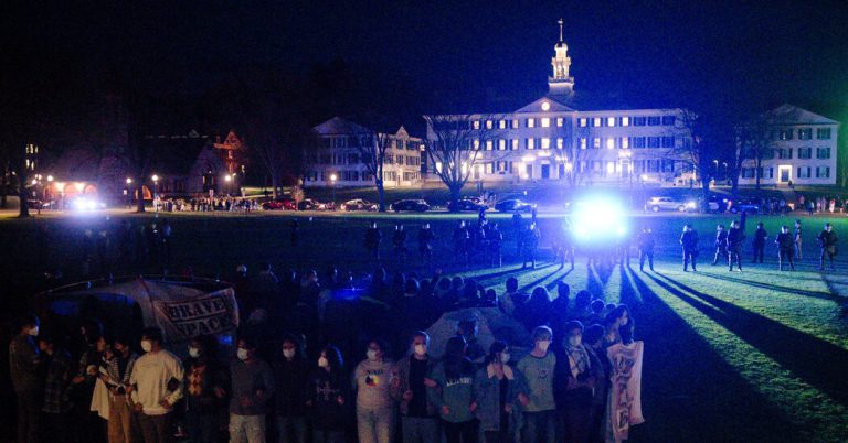 Dartmouth President Sian Leah Beilock quickly called the police.  Fallout was just as fast.