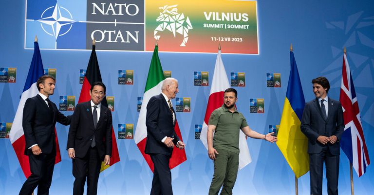 As NATO Summit Meets, Leaders Worry About Biden's Uncertain Future