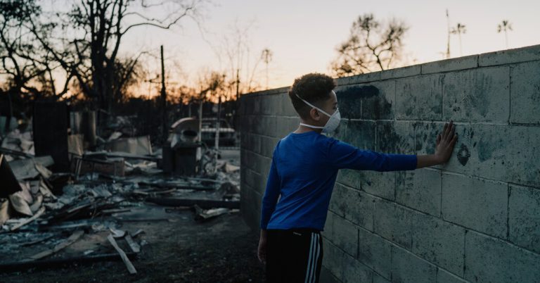 What is it like to be a kid after a fire got almost everything