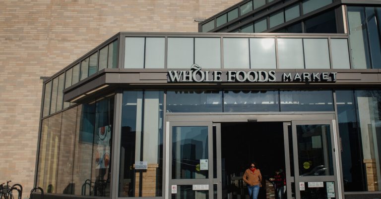 Whole food workers form the first compound in the Amazon grocery chain