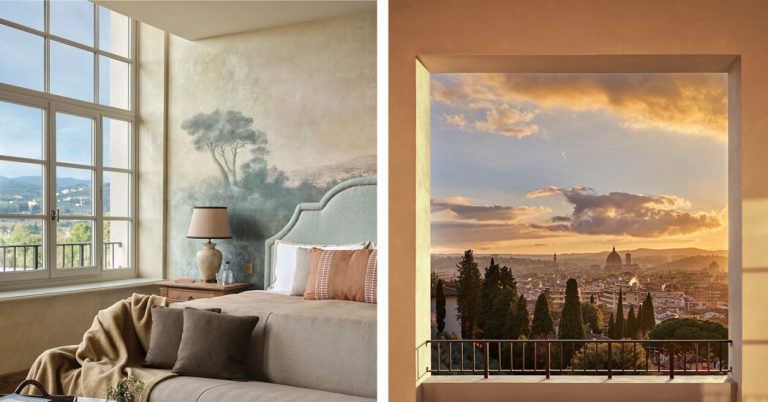 A new hotel perched on the hills of Florence