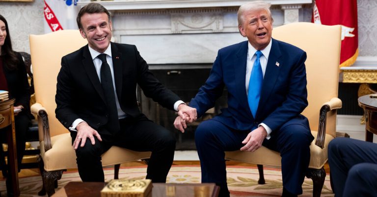 How can Europe talk to Trump? Macron tries flattery and soft resistance.