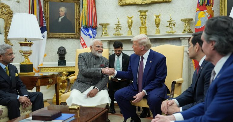 Trump and Modi Shove conflicts in the background on White House Visit