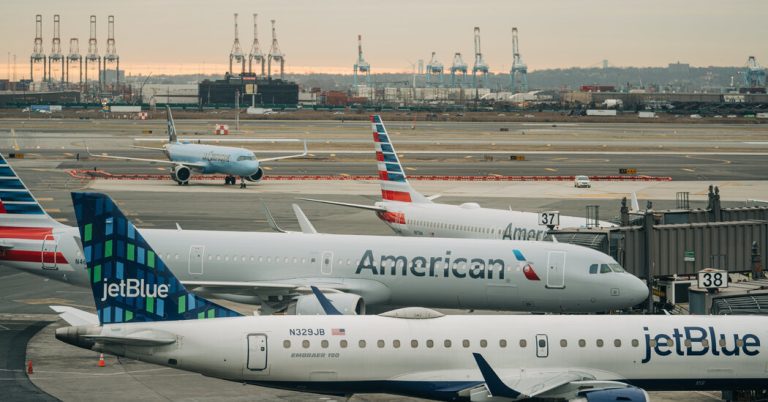 FedEx Plane lands with fire at Newark Airport after bird strike