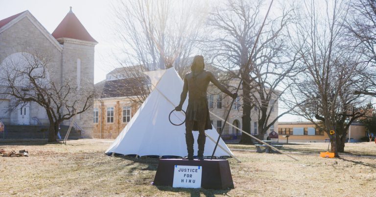 Tribes and students sue Trump's administration for fire in native schools